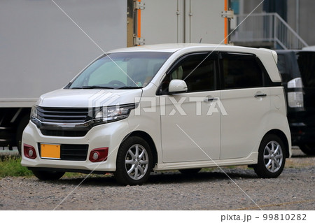 白い軽自動車　イメージ 99810282