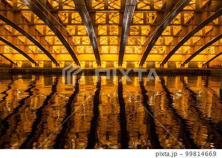 modern architecture Inside with water reflection modern architecture Inside with water reflection 99814669