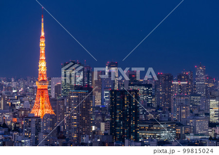 《東京都》東京夜景・トワイライトブルー 99815024