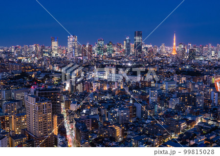 《東京都》東京夜景・トワイライトブルー 99815028