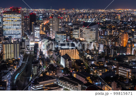 《東京都》東京夜景・目黒駅周辺 99815671