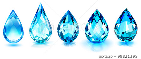Set of crystal drops 99821395