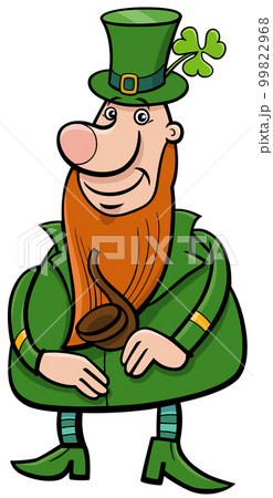 cartoon Leprechaun character on Saint Patrick Day cartoon Leprechaun character on Saint Patrick Day 99822968