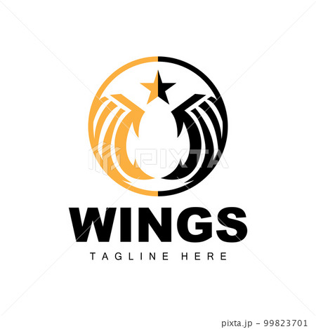 Wings Logo, Phoenix Logo, Bird Wing Vector, Template Illustration, Wing Brand Design 99823701