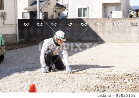 ヘルメット作業員 調査 採寸 ヘルメット作業員 調査 採寸 99825158