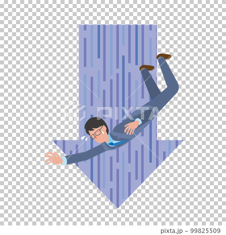 落下するビジネスマン 落下するビジネスマン 99825509