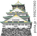 大阪城の天守閣 99825960