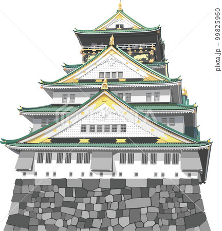 大阪城の天守閣 大阪城の天守閣 99825960