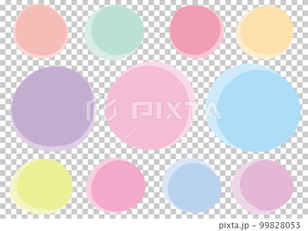 Round shape set with easy shape 99828053