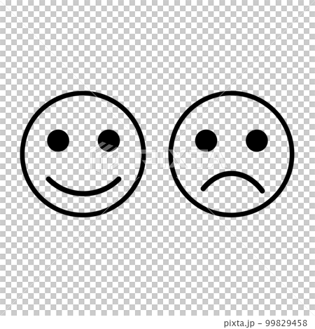 Good と Bad のアイコン Good と Bad のアイコン 99829458