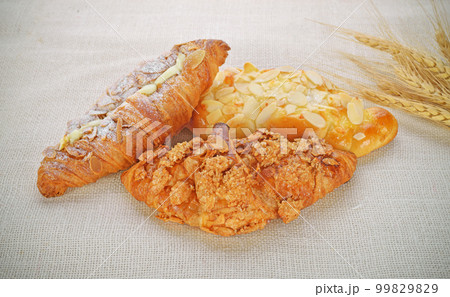 Almond Bread on the table Almond Bread on the table 99829829