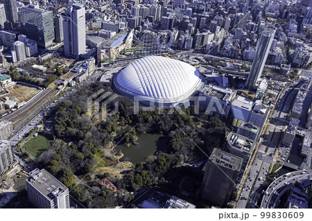 新宿副都心と富士山・空撮・2023撮影 99830609