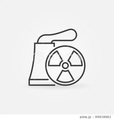 Nuclear power plant icon 99838862