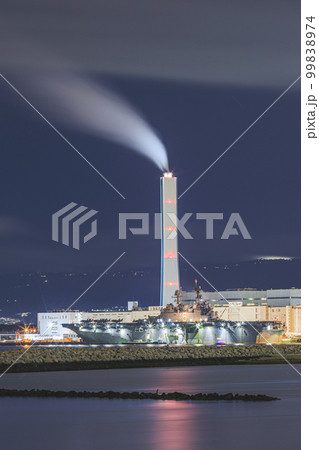 強襲揚陸艦アメリカ 夜景 強襲揚陸艦アメリカ 夜景 99838974