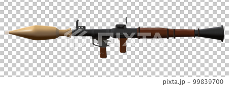 RPG-7のイラスト素材 ベクター 白背景透過 リアル RPG-7のイラスト素材 ベクター 白背景透過 リアル 99839700