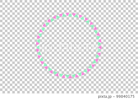 triangle color pencil circle frame 99840175