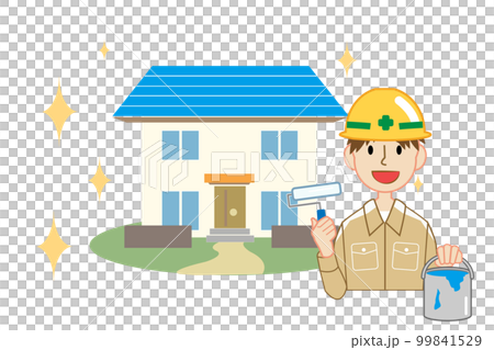 塗装工事ペイント/住宅/壁 塗装工事ペイント/住宅/壁 99841529