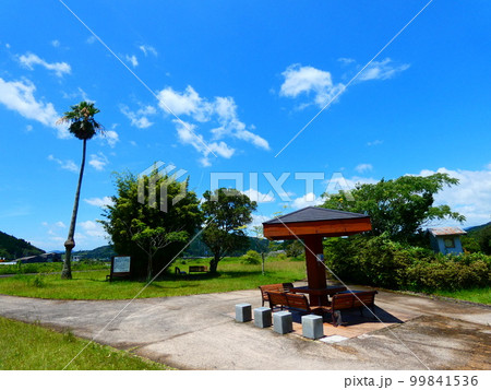 青い空と青い海と公園 青い空と青い海と公園 99841536