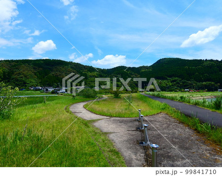 青い空と青い海と公園 青い空と青い海と公園 99841710