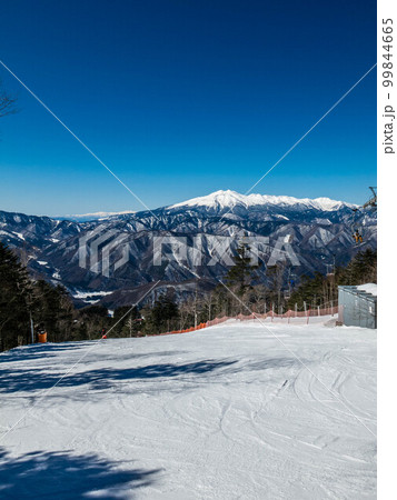 野麦峠スキー場から見た乗鞍岳 野麦峠スキー場から見た乗鞍岳 99844665