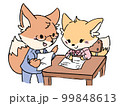勉強を教える先生と学ぶ生徒 99848613