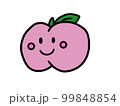 桃のかわいいキャラクター 99848854