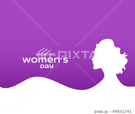 happy women's day purple background in paper cut style happy women's day purple background in paper cut style 99852241