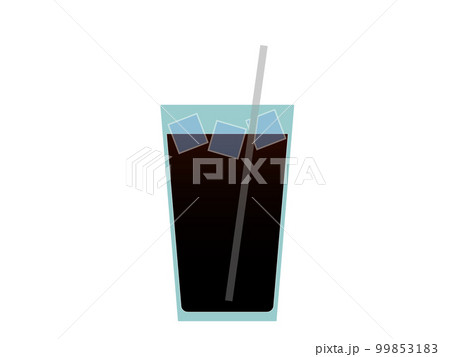 グラスに入ったアイスコーヒー 99853183