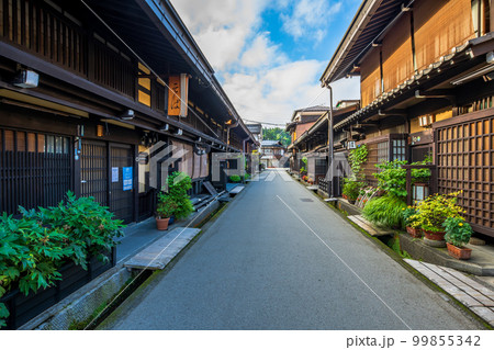 岐阜　飛騨高山の町並み 99855342