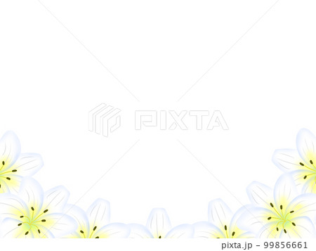 百合フレーム_下部装飾 百合フレーム_下部装飾 99856661