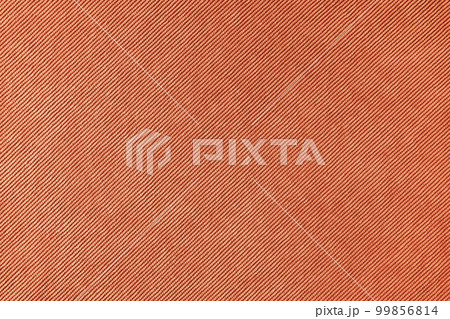Orange velveteen upholstery fabric texture background. 99856814