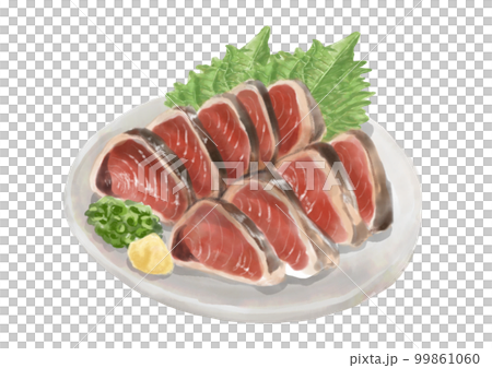 Watercolor bonito tataki 01_2 99861060