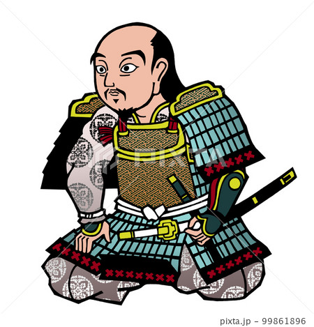 戦国武将・鳥居元忠のイラスト素材 [99861896] - PIXTA