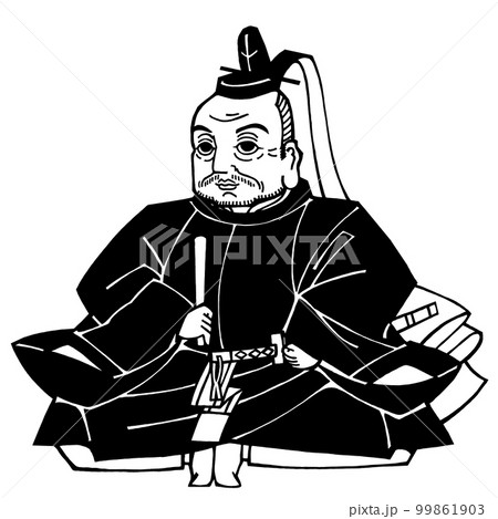 武士（侍）全9枚　【千福寺家家臣団】　オリジナルイラスト　戦国武将　似顔絵 武士（侍）全9枚 【千福寺家家臣団】 オリジナルイラスト 戦国