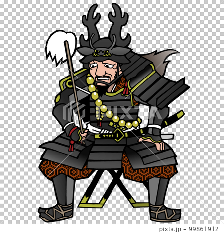 戦国武将・本多忠勝のイラスト素材 [99861912] - PIXTA