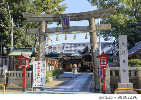 大阪府泉大津市　秋の大津神社 99863286
