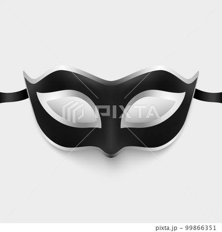 black 3d face mask