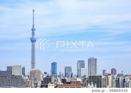 東陽町から眺める東京スカイツリー 99869336