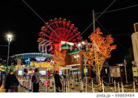 東京　荒川区　あらかわ遊園　（ライトアップ） 99869464
