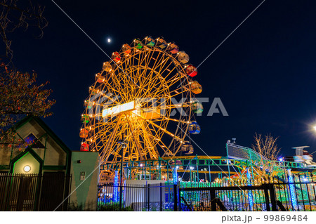 東京　荒川区　あらかわ遊園　（ライトアップ） 99869484