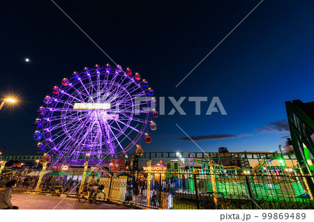 東京　荒川区　あらかわ遊園　（ライトアップ） 99869489