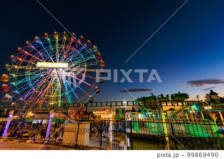 東京 荒川区 あらかわ遊園 (ライトアップ) 東京 荒川区 あらかわ遊園 (ライトアップ) 99869490