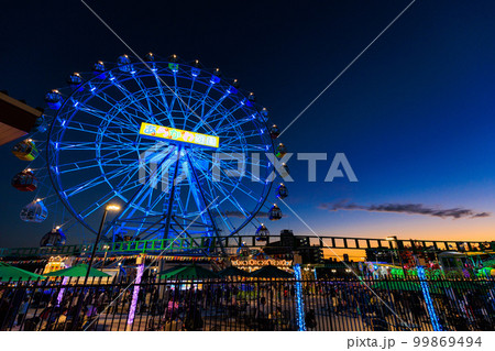 東京　荒川区　あらかわ遊園　（ライトアップ） 99869494