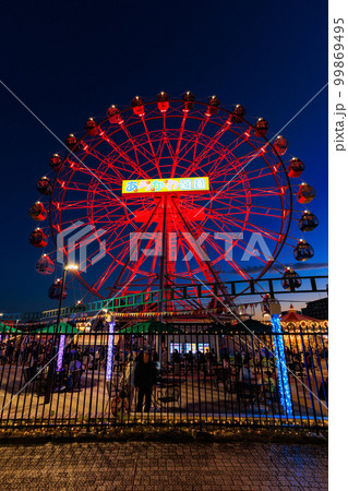 東京　荒川区　あらかわ遊園　（ライトアップ） 99869495