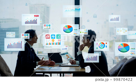 ビジネスとデータ　情報管理　リサーチ会社 99870422