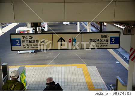 西所沢駅ホーム案内 西所沢駅ホーム案内 99874502