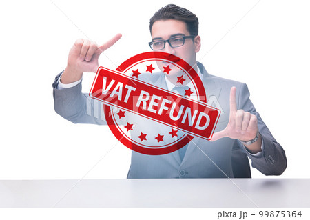 Value added tax VAT return concept 99875364