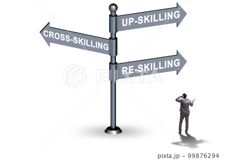 At the crossroads choosing between up-skilling and re-skilling At the crossroads choosing between up-skilling and re-skilling 99876294