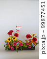 こどもの日のフラワーアレンジメン 99877451