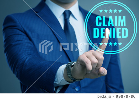 Concept of denying medical insurance claim 99878786